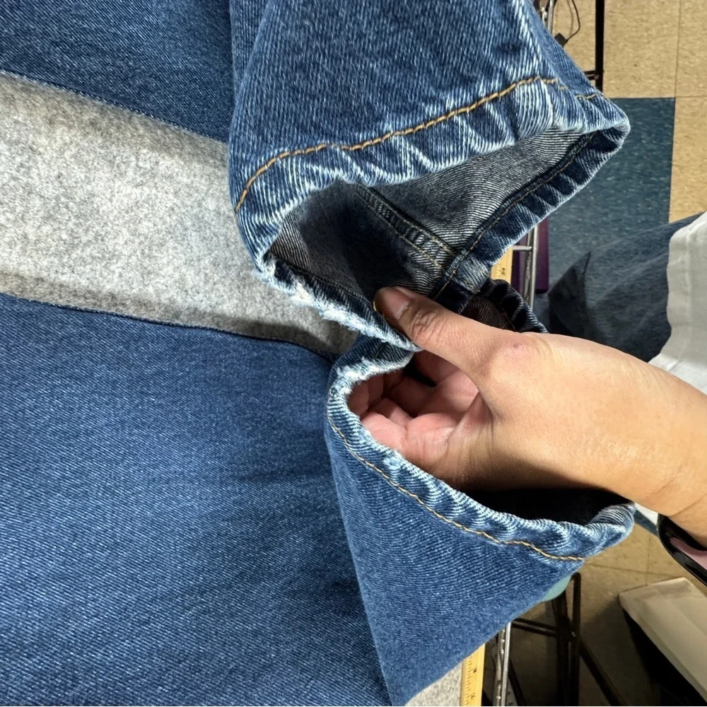 Vintage Levi’s 505 Orange Tab 90s Blue Straight Leg Jeans 36x30 Classic Denim - Picture 10 of 14